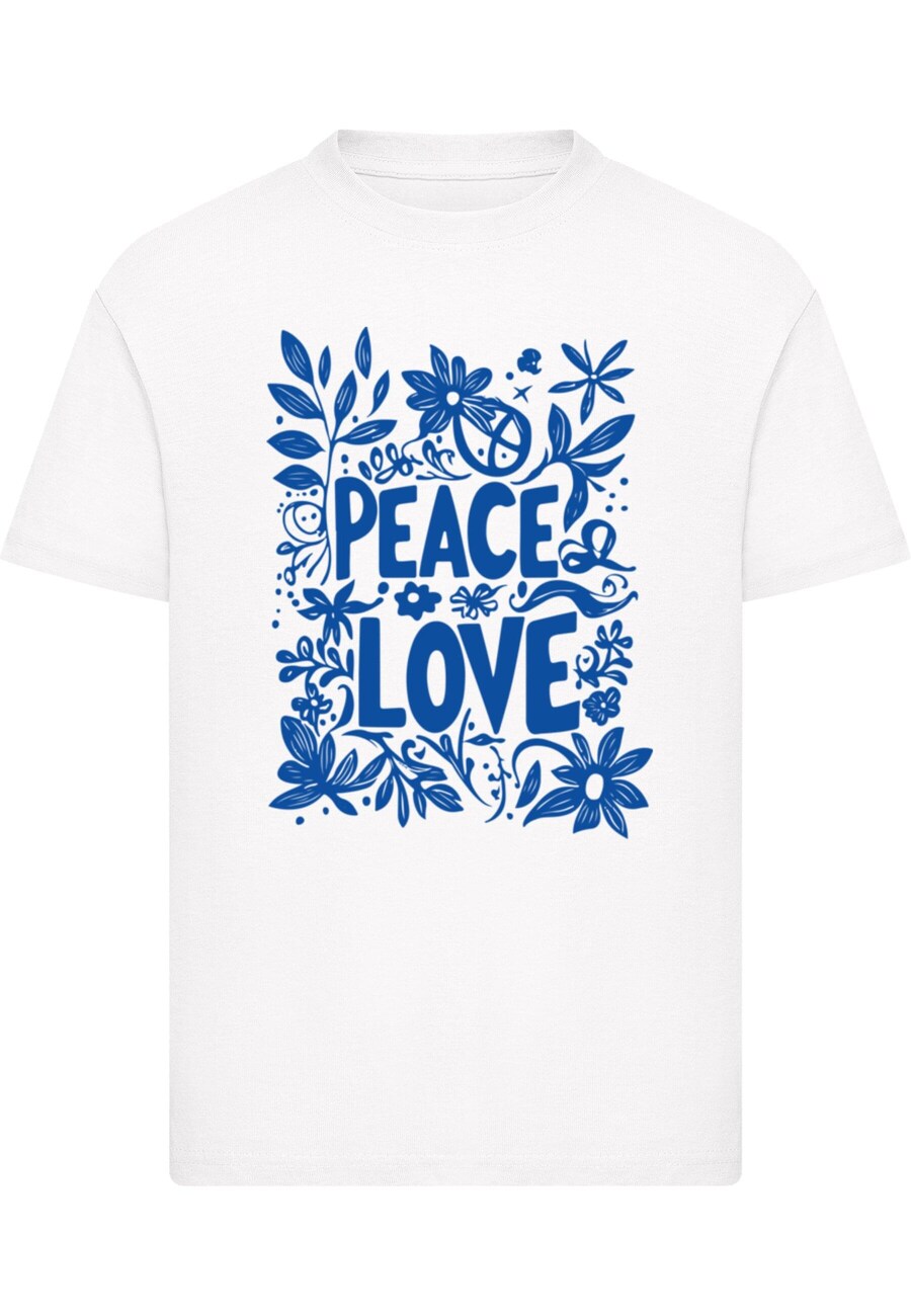 

Рубашка Merchcode Peace Love, белый