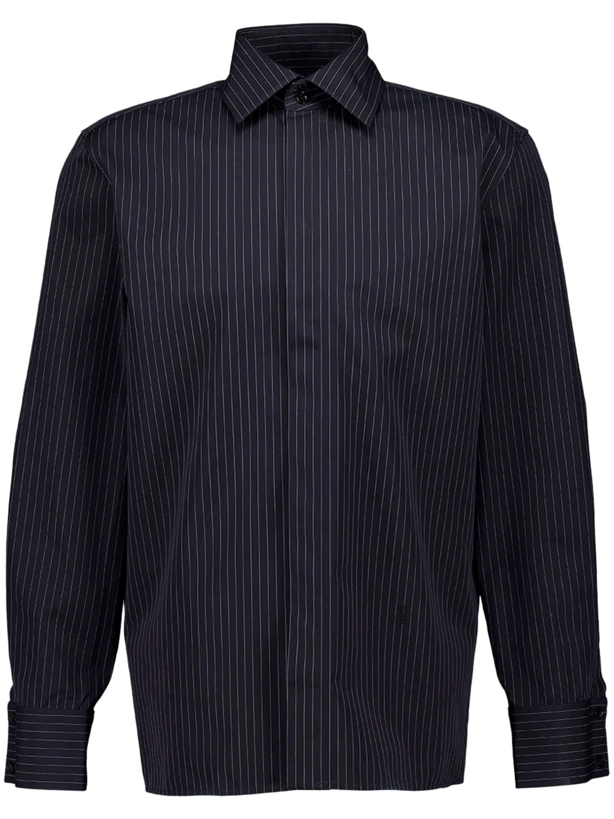 

Рубашка Cassandre в полоску Saint Laurent, черный