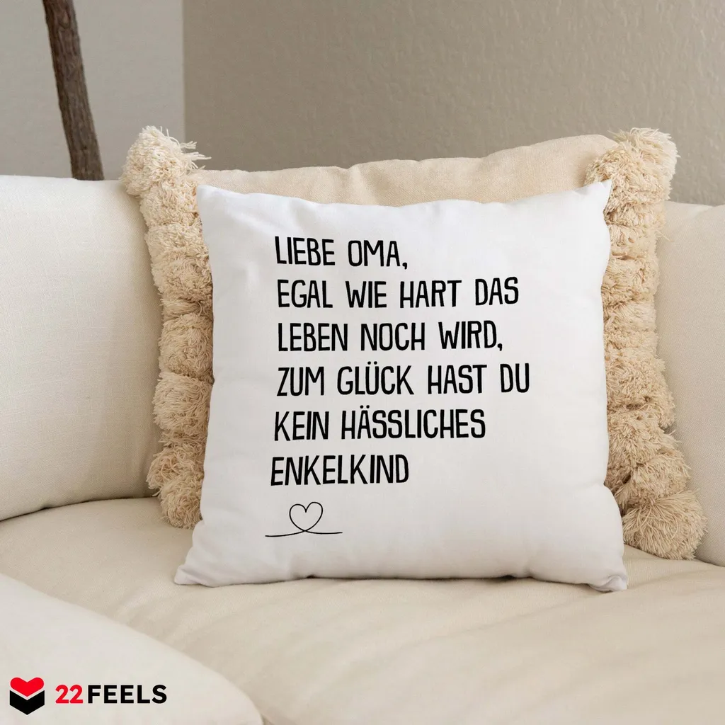 

Декоративная поудшка 22Feels, белый