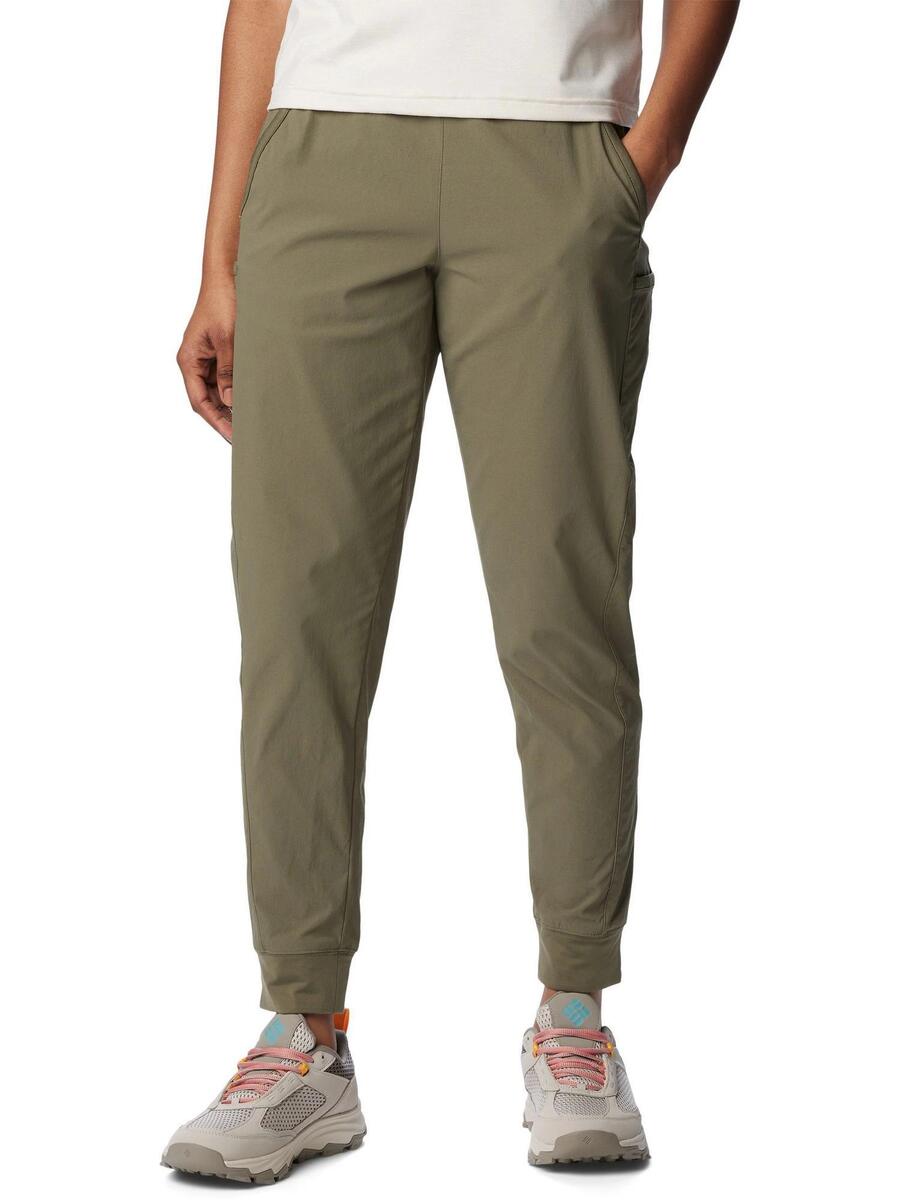 

COLUMBIA Женские походные брюки Leslie Falls Jogger - зелёные
