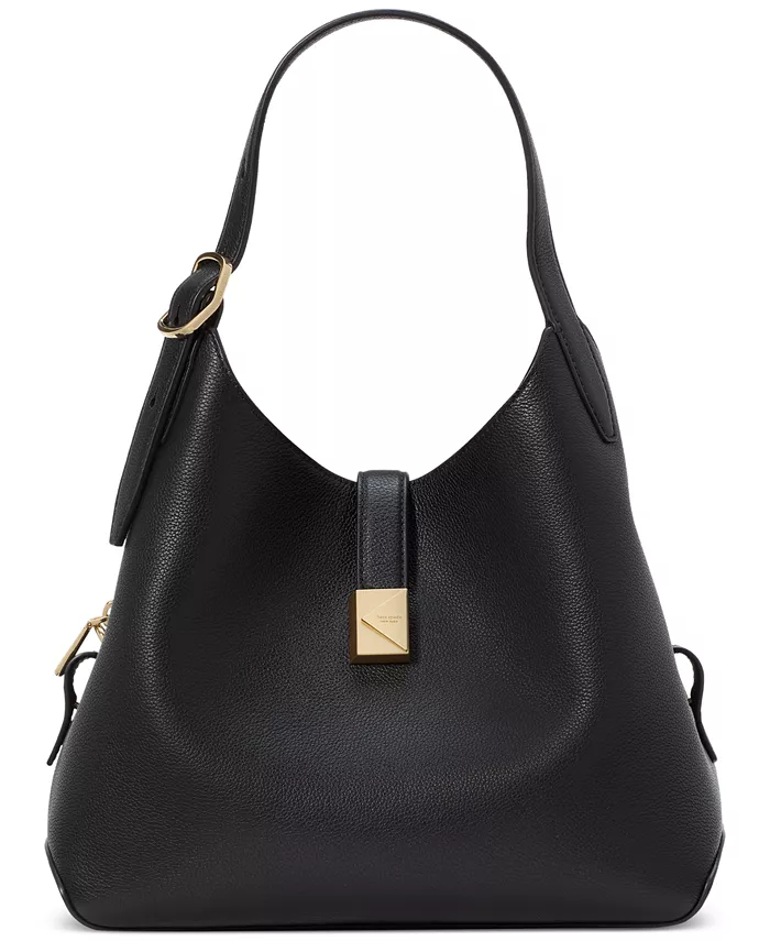 

Сумка-тоут Deco из гладкой кожи с текстурой гальки kate spade new york, черный