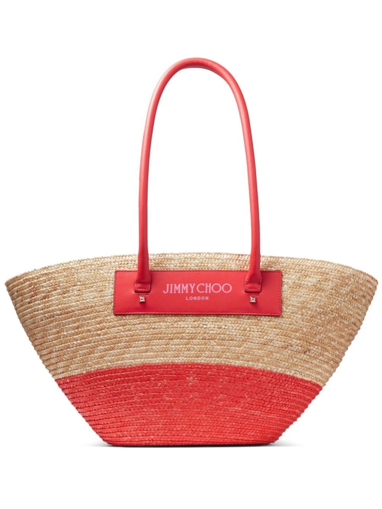 

Плетеная сумка-тоут Jimmy Choo Beach Basket, нейтральный цвет