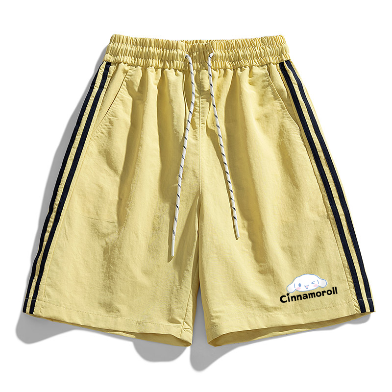 

Шорты повседневные Unisex CINNAMOROLL Yugui Dog Sanrio, светло-желтый