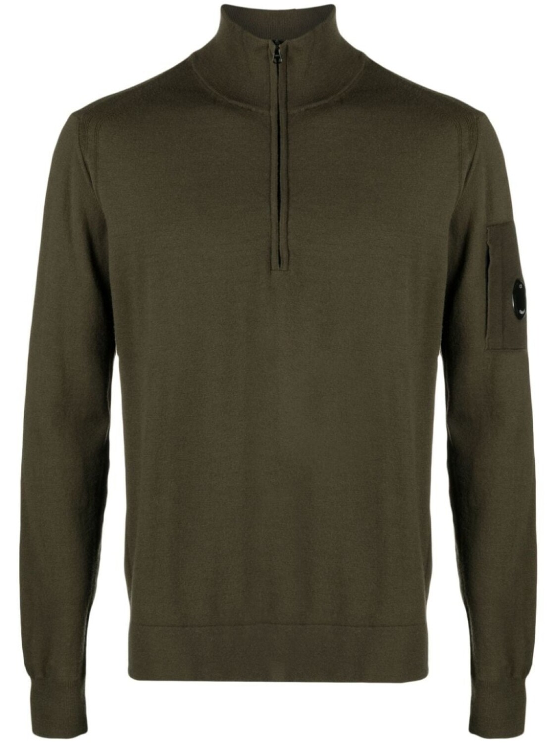 

C.P. Company джемпер с декором Lens, зеленый