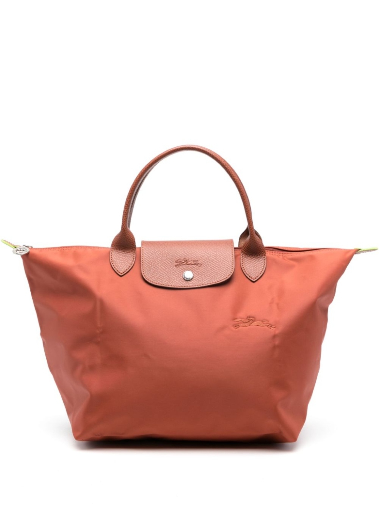 

Сумка-тоут Longchamp Le Pliage Green среднего размера, коричневый