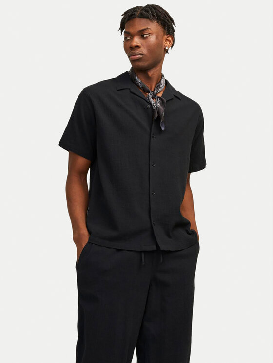 

Свободная рубашка Luke 12255781 Jack&Jones, черный