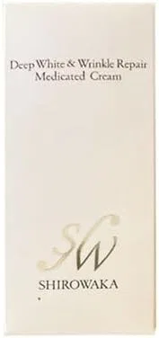 Крем для лица — Дневной Shirowaka Deep White & Wrinkle Repair Medicated, 22 г