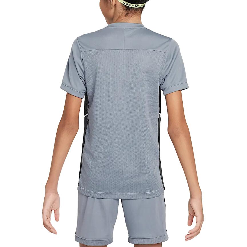 Футболка dri fit/угольный черный/холодный серый/угольный черный teenagers Nike, белый/черный — фото 4