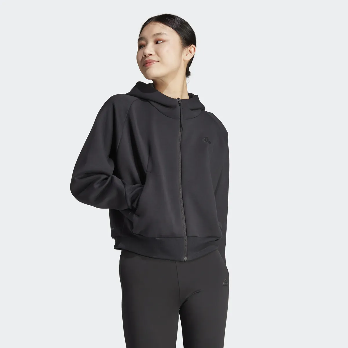 

Толстовка с капюшоном Adidas Sportswear "W Z.N.E. ФЗ ", черный