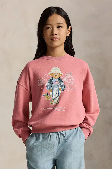 Толстовка детская Polo Ralph Lauren, розовый