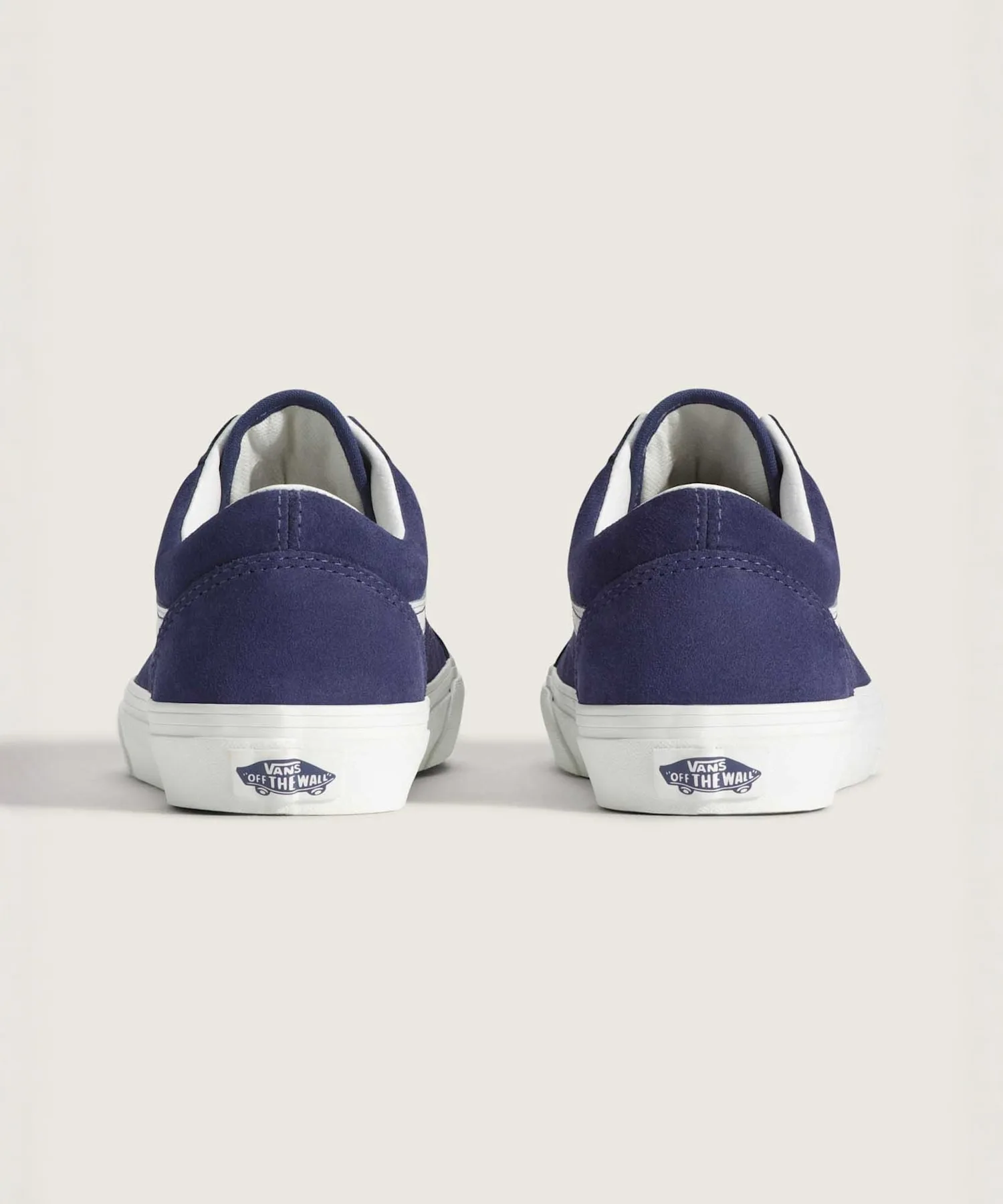 Кроссовки из натуральной кожи Old Skool Deep Twilight VANS темно-фиолетовые — фото 4
