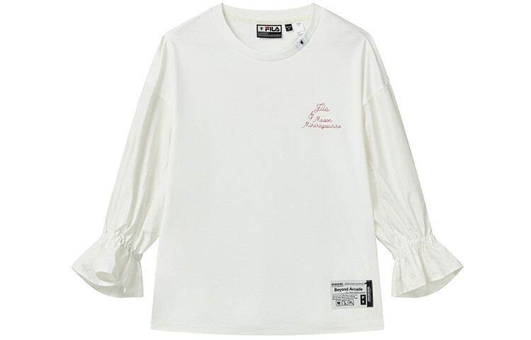 

Футболка женская Mihara Yasuhiro X, цвет кокосовое молоко, белая Fila