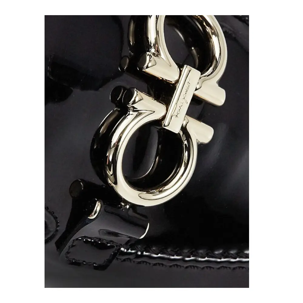 

Женские туфли SALVATORE FERRAGAMO Trifoglio 727758 черные, мультиколор