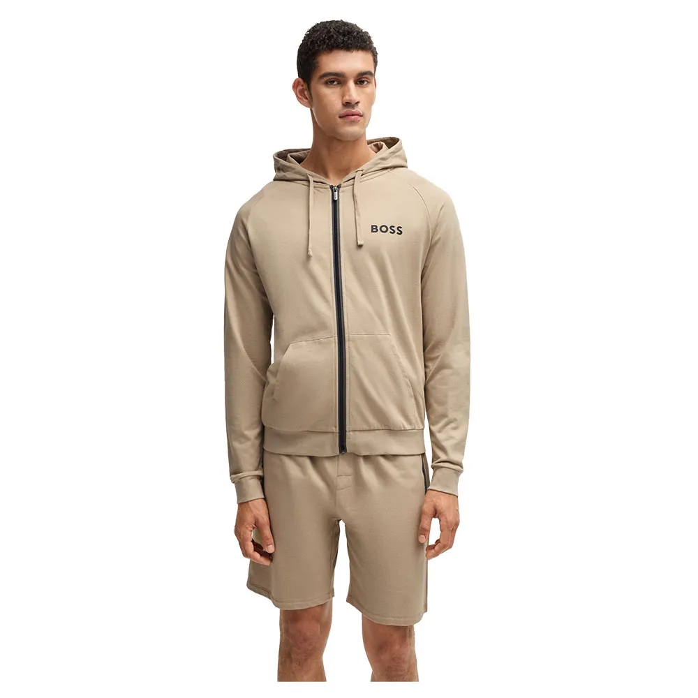 

Толстовка BOSS Authentic H full zip, бежевый