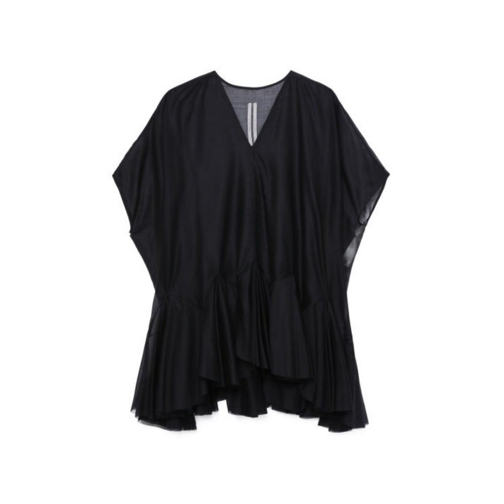 

RO Короткое платье с коротким рукавом RICK OWENS, черный