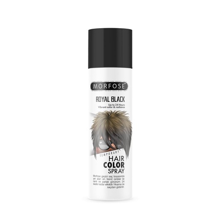 

Временная краска для волос Royal Black 150 мл Morfose
