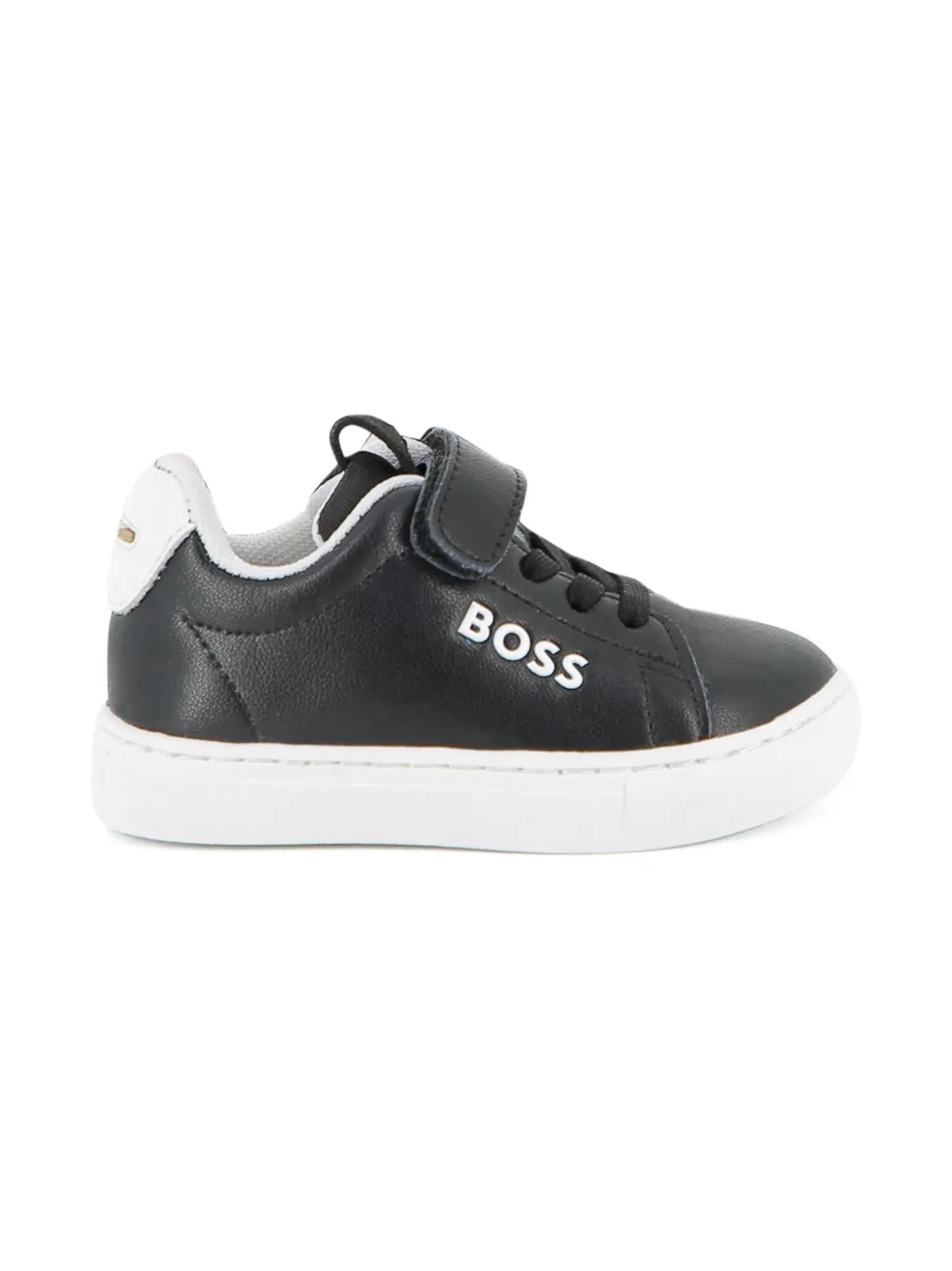 Кроссовки на липучках BOSS Kidswear, черный — фото 2
