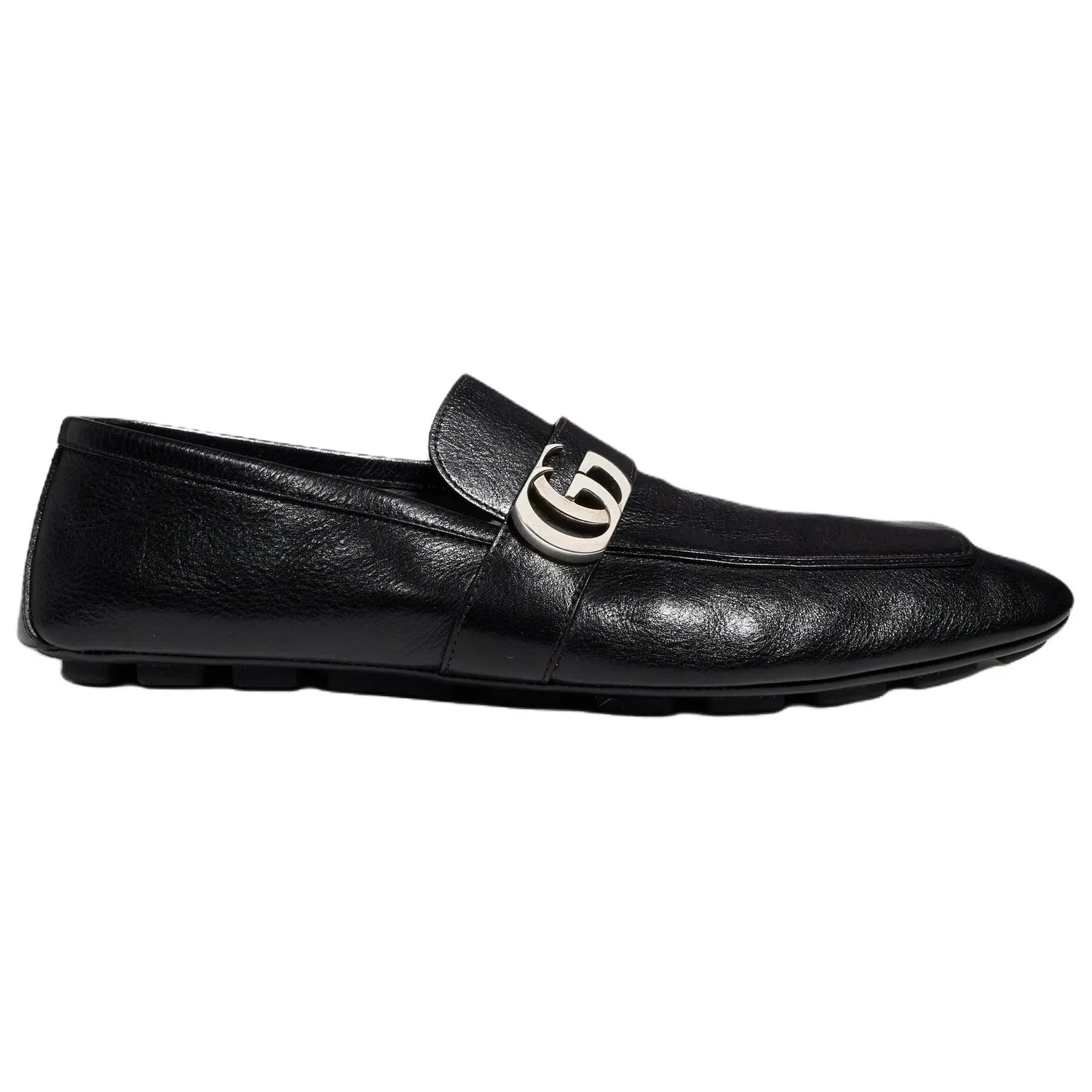 Полуботинки кожаные GUCCI Black — фото 3
