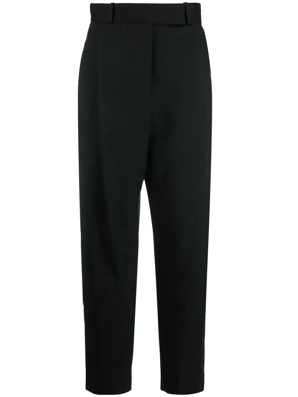 

Шерстяные брюки Deep Pleat TOTEME, черный