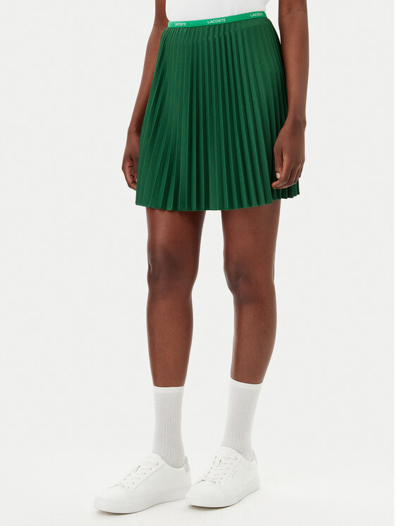 

Юбка в складку стандартный крой JF1403 Lacoste, зеленый