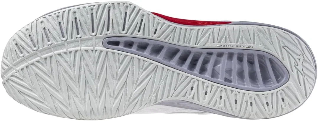 Волейбольные кроссовки Mizuno Thunder Blade Z Mid, унисекс, White And Red — фото 2