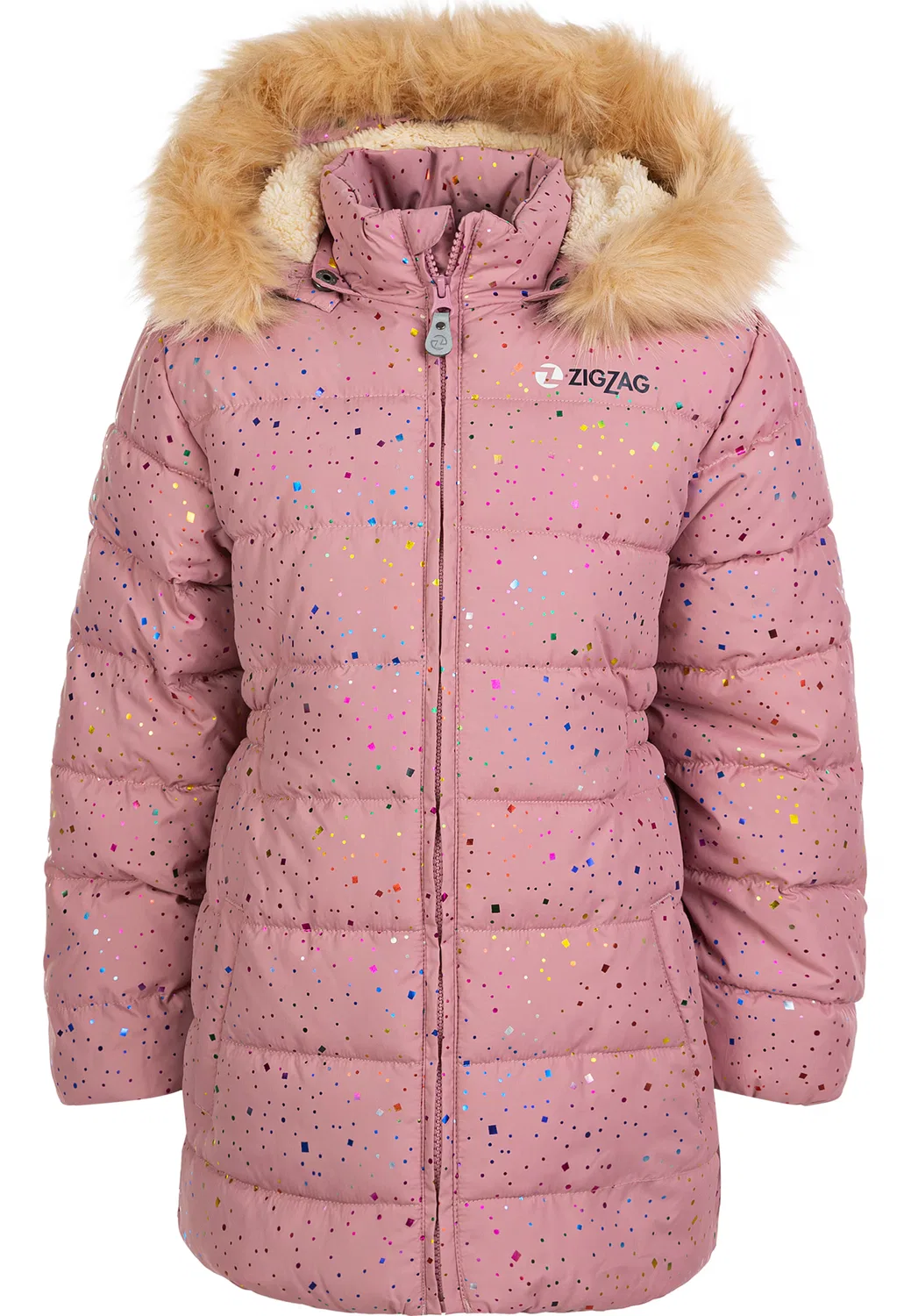 Зимняя куртка 'Астрид' Zigzag, Dusky Pink