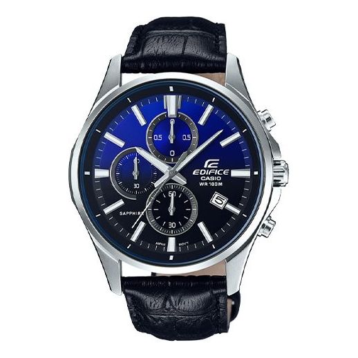 

Часы CASIO Quartz Waterproof Sapphire Crystal EDIFICE Mens Blue Analog, синий
