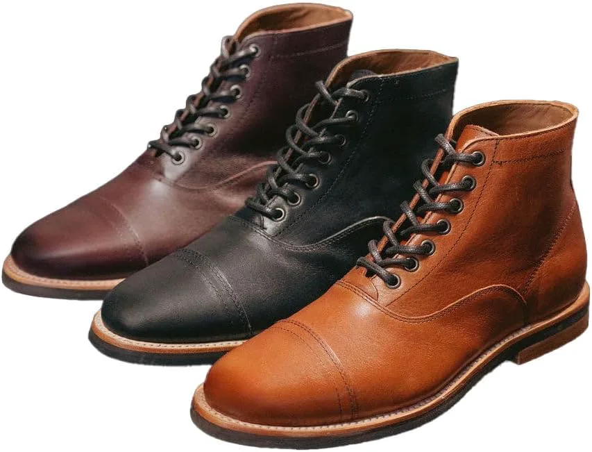 Ботинки Andres Handcrafted The Commander с закрытым носком и шнуровкой A1002 Andres Handcrafted Boots, черный — фото 2