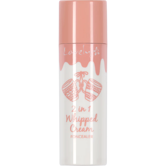 

Консилер 2en1 Whipped Cream Corrector y Base de Maquillaje Lovely Makeup, 3