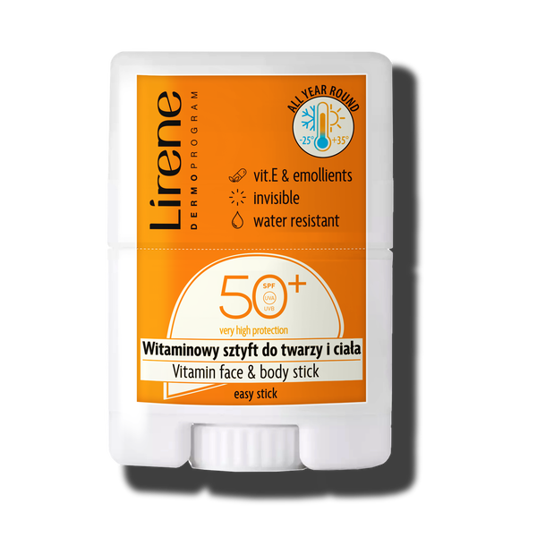 

Солнцезащитный стик с spf50 для лица и тела, 15 г Lirene