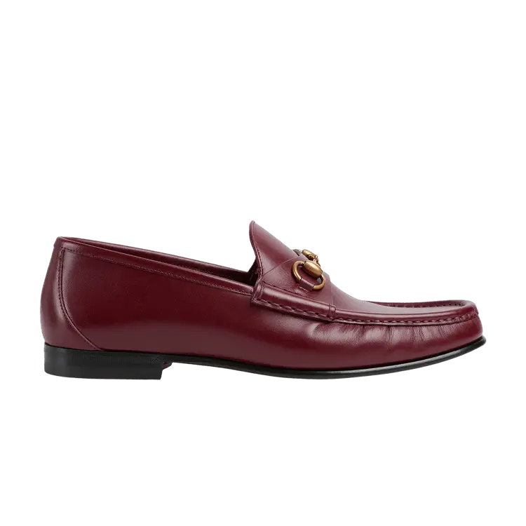 

Лоферы Gucci 1953 Horsebit Leather Loafer, Rosso Ancora