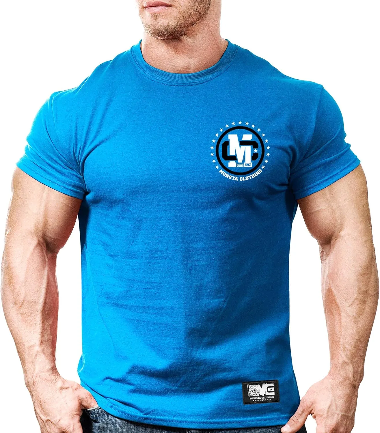 

Monsta Clothing Co. Мужская футболка для тренировок MC Crest Circle (A:WT/BK)