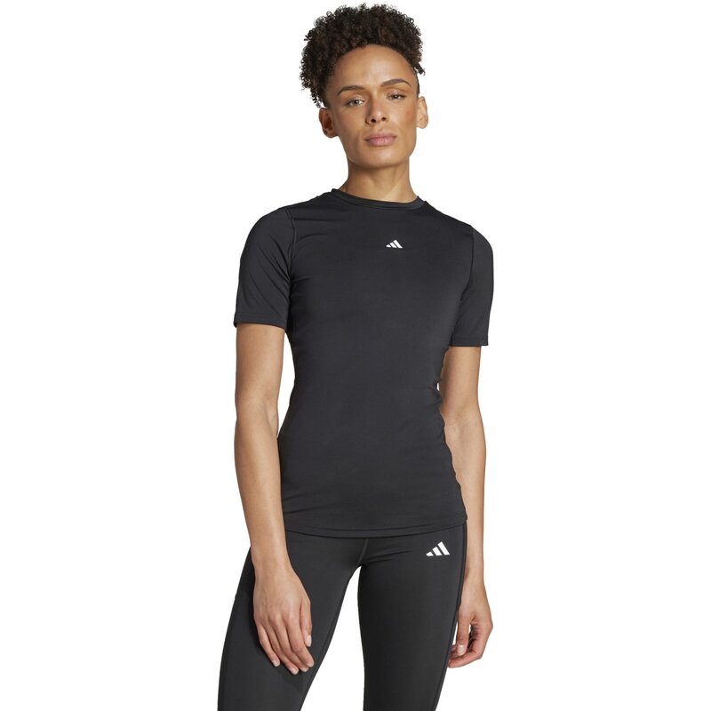 Тренировочная футболка Techfit Adidas, черный — фото 2