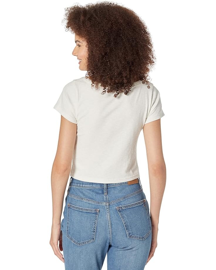 

Футболка Madewell Westville Crop Tee, цвет Lighthouse