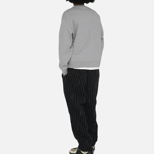 Толстовка Nike Fleece Crew Hoodie x Stussy, серый — фото 4