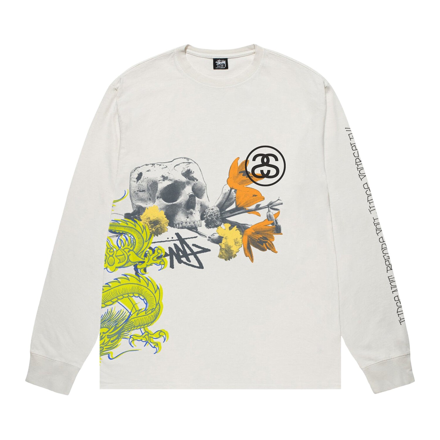 

Футболка с длинными рукавами Stussy Strike, цвет Натуральный