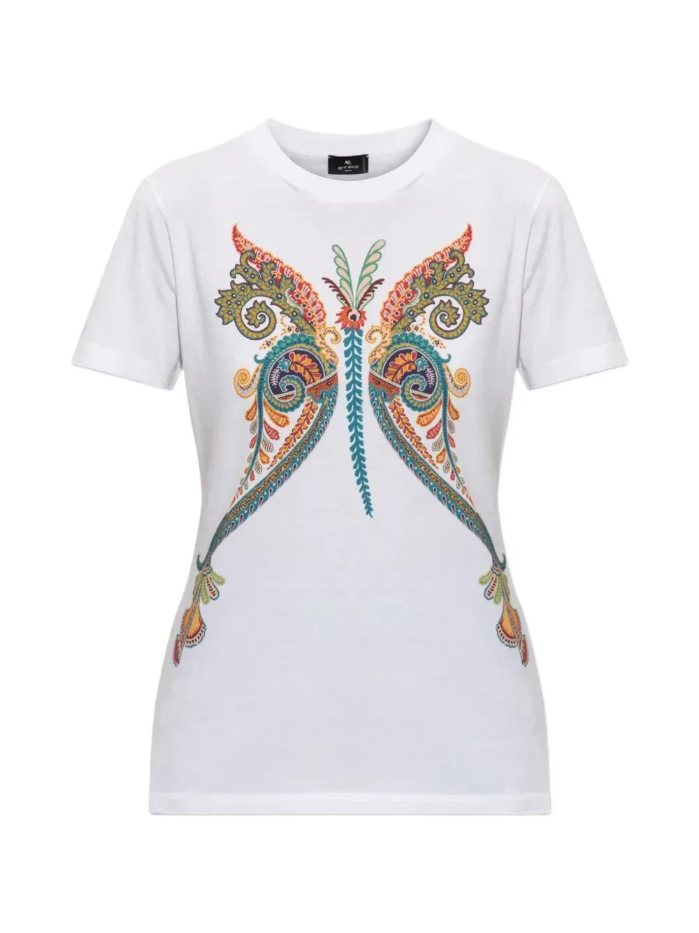 Футболка с мотивом бабочки ETRO, белый