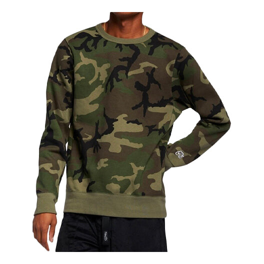 

Толстовка Nike Casual Sports Fleece Crew Neck Pullover Men's Olive Green, зеленый