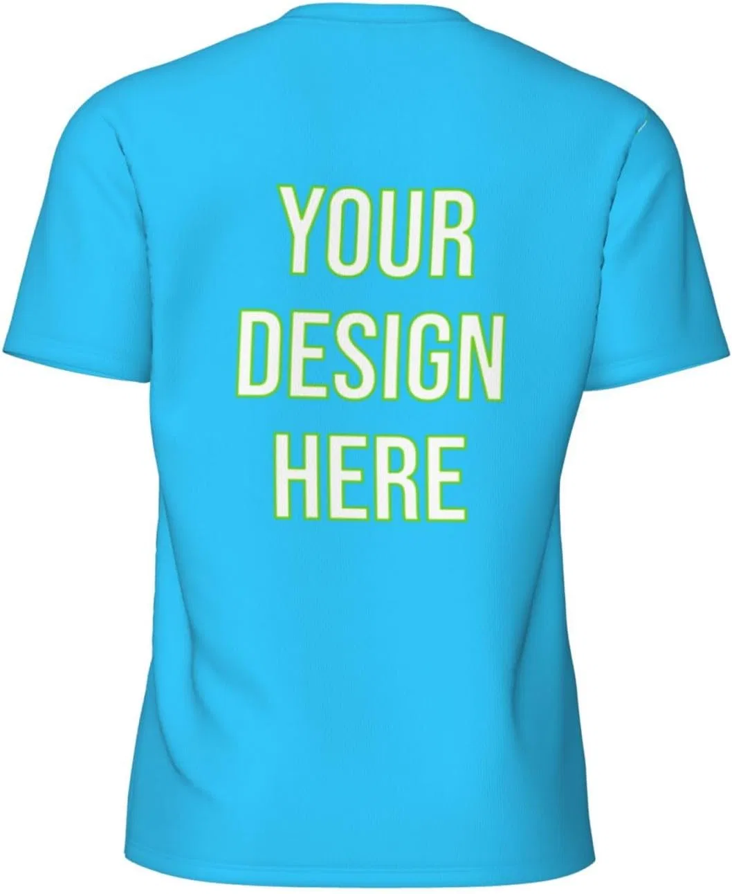 Футболка с принтом, Custom, Spider Baby Blue — фото 4
