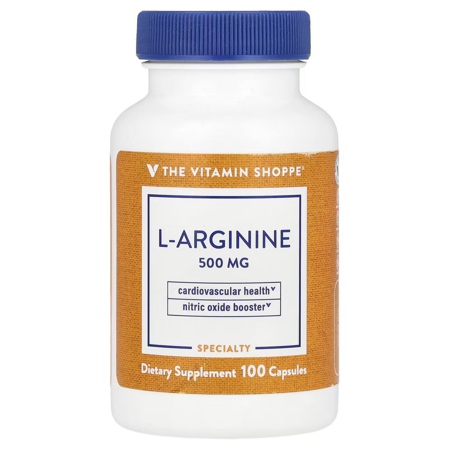 

L-аргинин, 500 мг, 100 капсул The Vitamin Shoppe