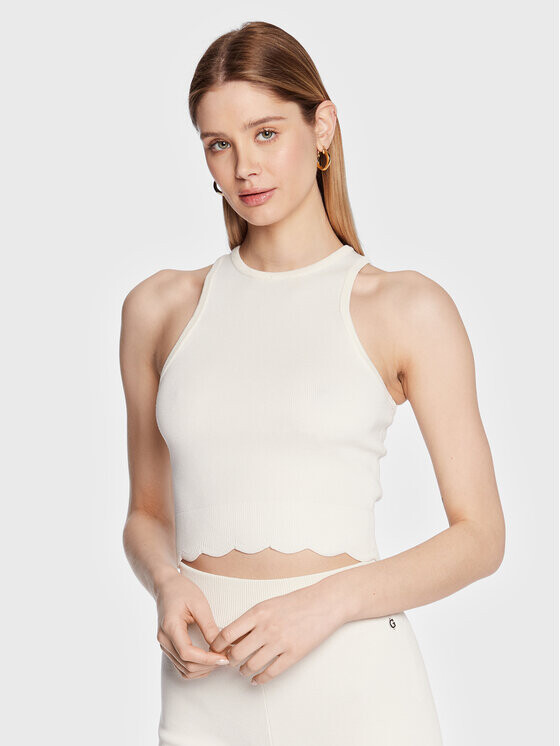 

Топ стандартного кроя Guess, экрю