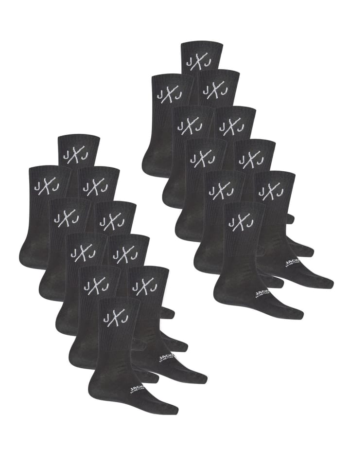 

Jack & Jones Спортивные носки JACDIRECT TENNIS SOCK, упаковка из 20 штук, черные