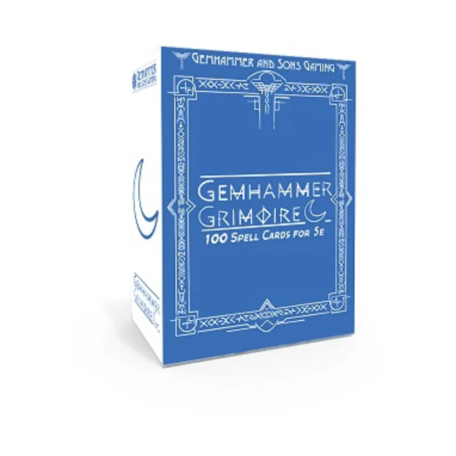 

Бокс-сет Gemhammer Grimoire Spell Cards, Role Playing Games Accessories (Gemhammer And Sons Gaming)