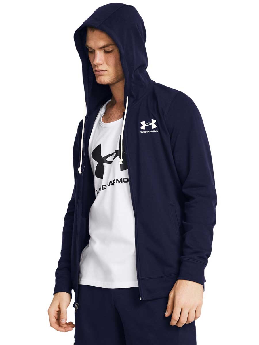 

Толстовка Under Armour RIVAL TERRY LC FZ, синий
