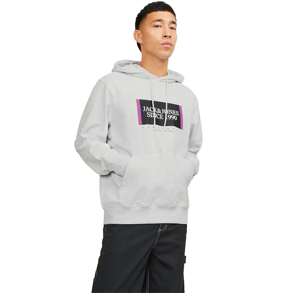 

Худи Jack & Jones Lafayette Branding, серый