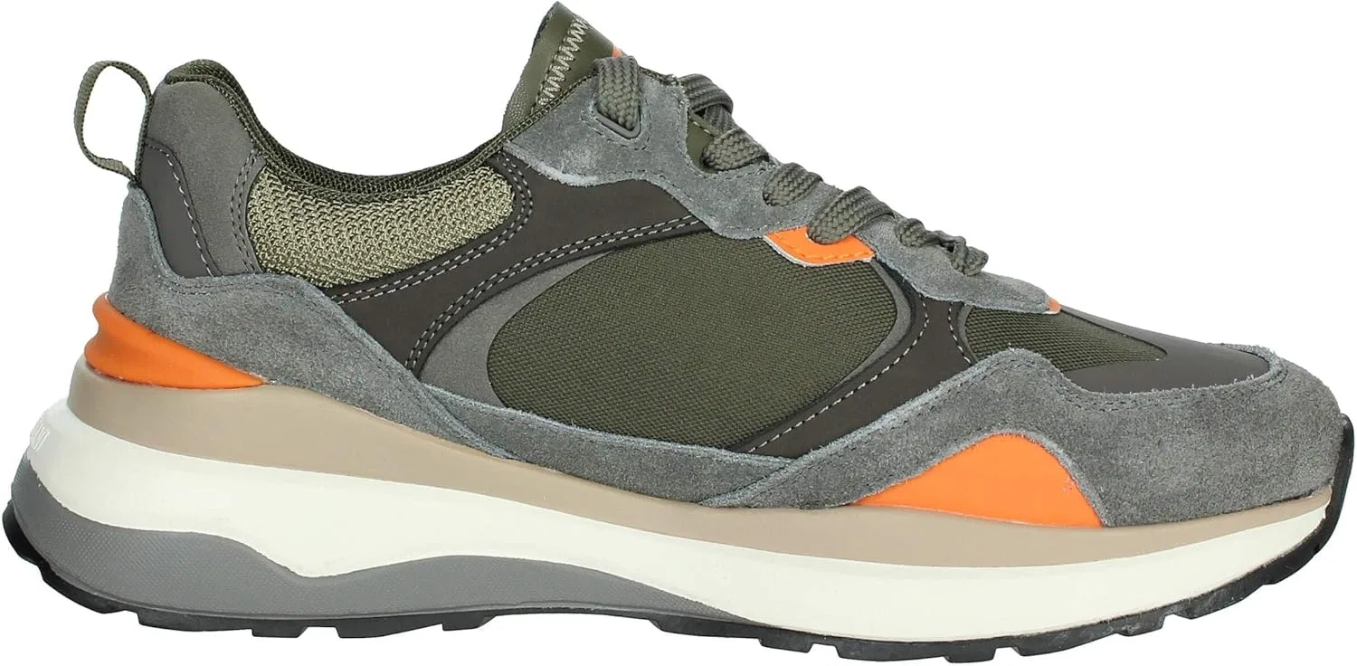 Alberto Guardiani Кроссовки Alberto AGM318500 Virgin 3185 Low M Suede Men's Lace-Up Trainers Grey/Nyll.Mult.Gr/Nubuck — фото 4