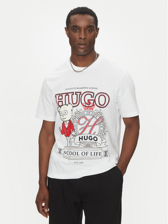 

Футболка свободного кроя 50538254 Hugo, белый