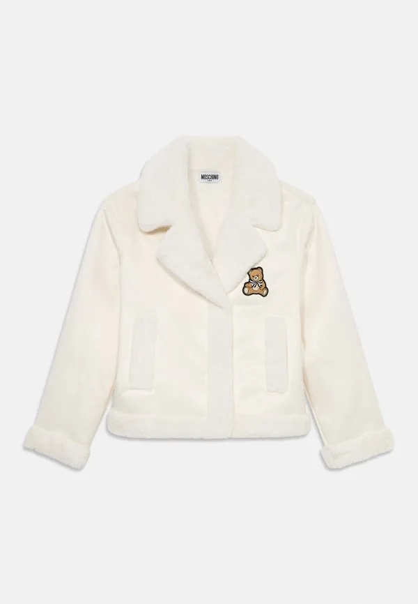 Куртка из искусственной кожи Moschino, Cloud