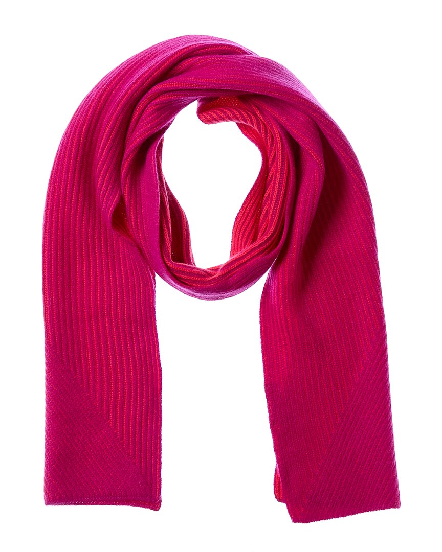 

Кашемировый шарф Forte Cashmere Plaited Rib Cashmere Forte, розовый