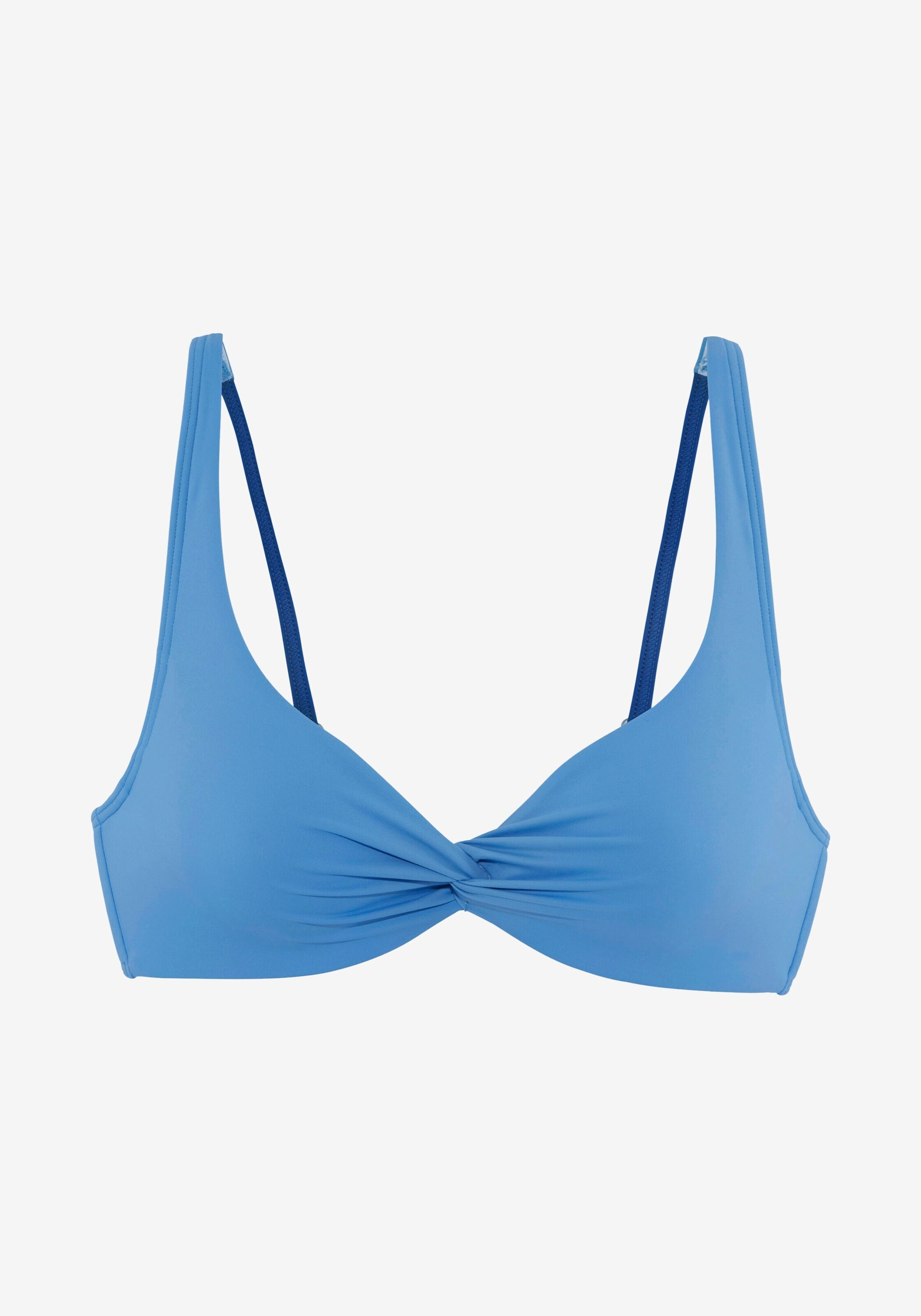 

LASCANA ACTIVE Футболка Athletic Bikini Top в светло-голубом цвете, Синий, LASCANA ACTIVE Футболка Athletic Bikini Top в светло-голубом цвете